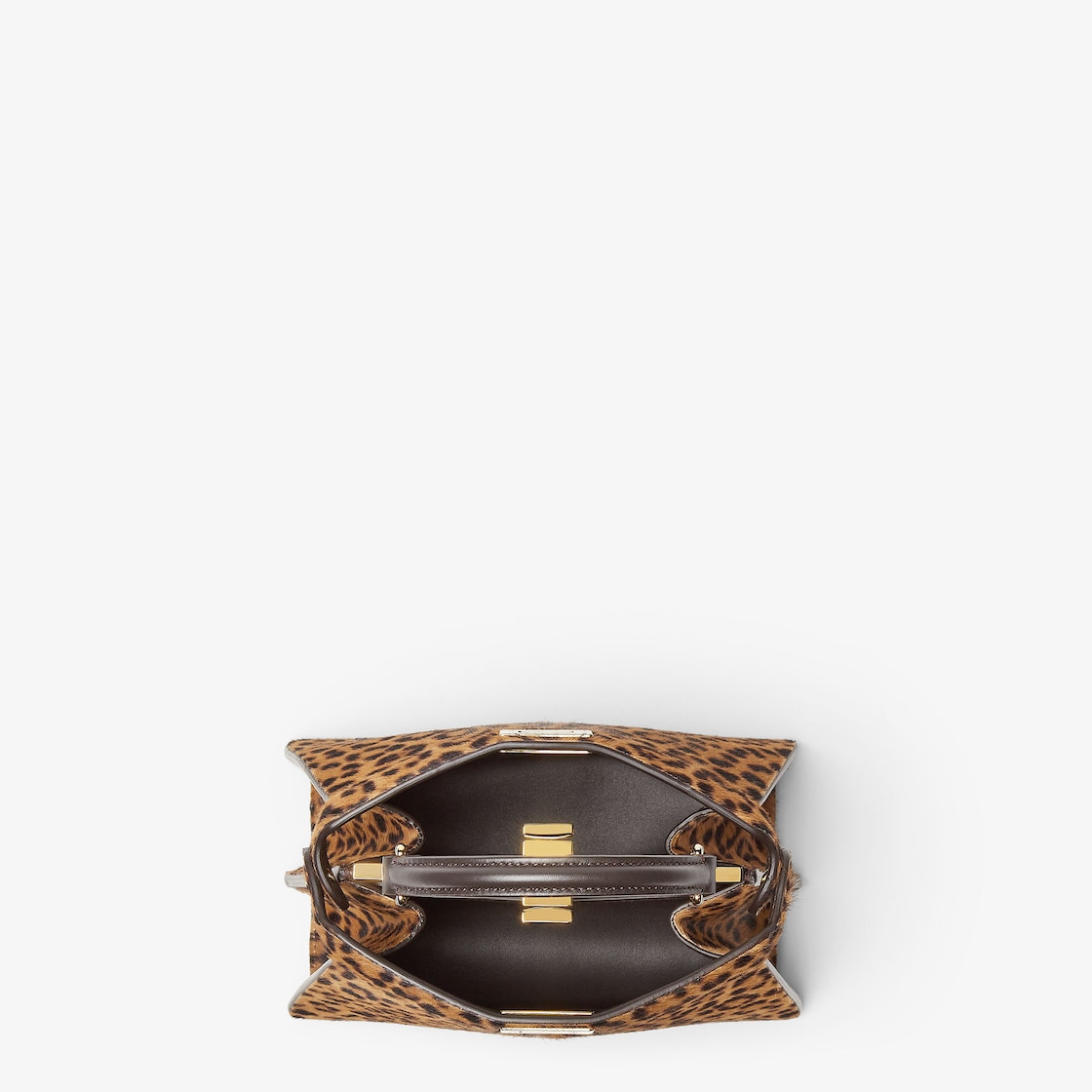 FENDI Peekaboo ISeeU Petite Printed cavallino calfskin bag - Image 5